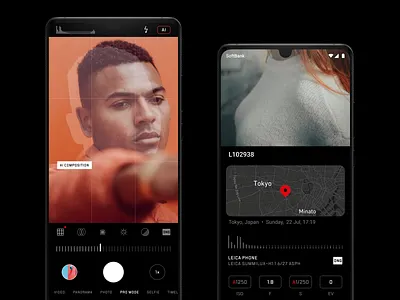 Leica phone, details ai android animation black camera custom dark google ios iphone launcher leica machine learning mobile motion phone photo photography pixel smartphone