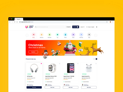 Uyguna Home Screen business clean creative ecommerce fashion figma minimal modern multipurpose newyear page builder portfolio rental responsive shop shopping store ux woocommerce xmas