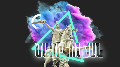 Abstract illustration - Vardan Mamikonian armenia black design illustration illustration art smoke