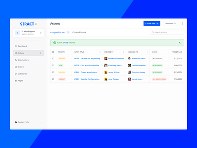 SaaS App UI design figma layout saas tables ui ux