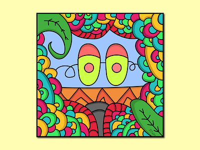 Colorful Abstract Doodle abstract abstract art abstract design art colorful cool design design doodle draw hand drawn illustration illustration art illustrator poster design vector vector illustration