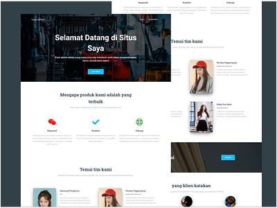 Website blog landing page branding design typography ui ux web website