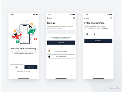 log in Register design log in ui ux