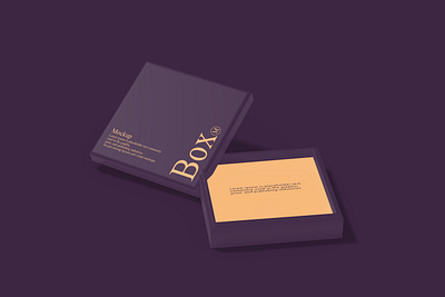 Box Square Mockup branding design