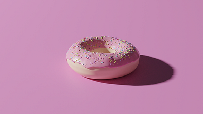 Donuts 3dblender design illustration