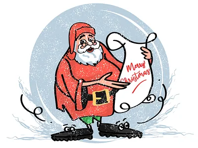 Mery Christmas cartoon christmas design icon illustrator mery santa