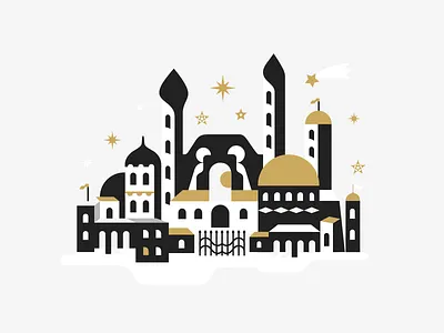 Merry Christmas 🔔 belcdesign bethlehem christmas card christmas illustration flatdesign illustrator merrychristmas patrykbelc