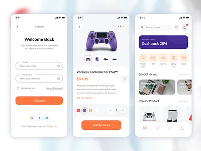 Tokoto app design ui ui ux ui design uiux
