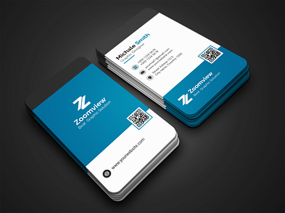 Corporate Business Card branding business card design clean ui corporate business flyer flyer template graphicdesign standard design