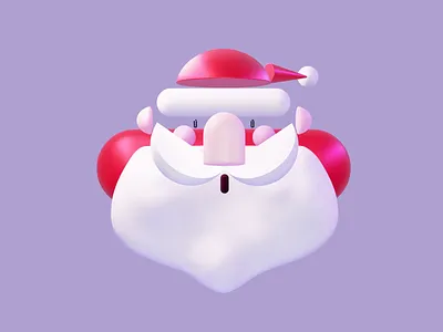 Merry Christmas!!! HO HO HO 3d 3d modeling 3dart blender character characterdesign christmas gif logo lowpoly3d minimalist santa