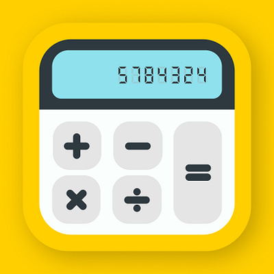 DailyUI 005 app appicon appicons calculator calculator app calculator ui daily 100 challenge daily ui dailyui dailyuichallenge design icon logo mobile mobile app ui