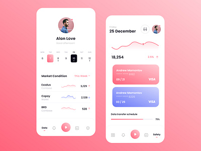 Stock Product App app colorful design dribbble invitation dribbble invite illustration typography ui ux vector 视觉艺术