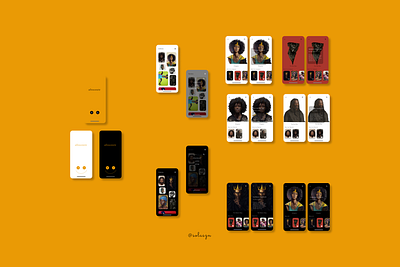 Mobile App Gallery - Afrocentr app art artwork branding design endsars figma figmaafrica illustration minimalist mobile mobile app mobile app design mobile ui museum museum of art solaszn ui ux vector