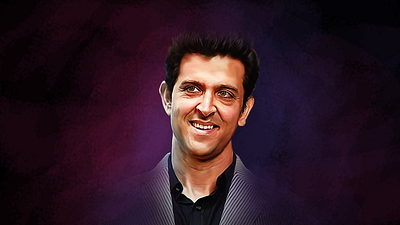 Hrithik Roshan - digital painting | oil painting | portrait actor amazing drawings art artrack best drawings best of shivu artrack hrithik illustration roshan