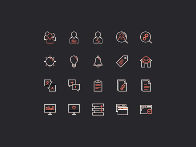 Administration Icon Set app flat icon innovation cloud ui ux vector