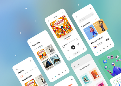 Bookattic – Ecommerce App for Book lovers 3d 3d character 3d illustration adobe xd app book app card clean download ecomerce free graphicdesign minimal onboarding ui ui kit ui kit design ux uxdesign uxui