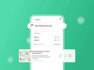 Saga Notes - New Feature app custom cut design edit figma figmadesign ios app ios app design mobile mobile app mobile app design navigation notes notes app paste ui ux
