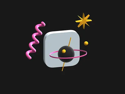 Space 3d 3d art composition illustraion space stars