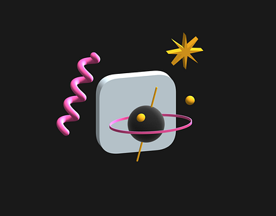 Space 3d 3d art composition illustraion space stars