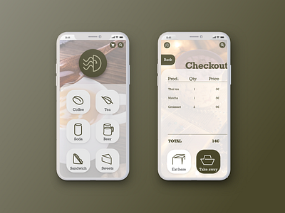 Delta Coffee 2 app branding design flat graphic design ui ux