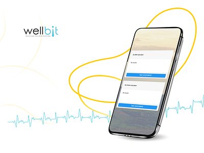 Wellbit - health and wellness platform MVP appdevelopment blue casestudy concept design figma healthcare minimalism mvp platform software development technology upplabs web webapp webdesign webdevelopment wellbit white yellow