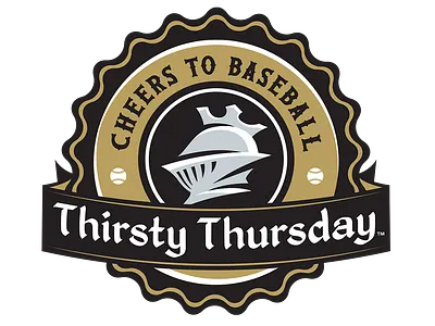 Thirsty Thursday - Charlotte Knights baseball brand knights logo logodesign minor league baseball sports logo thirsty thursday