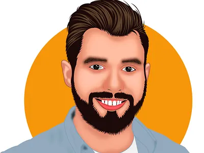 Vexel Art avatar art cartoon character cartoon portrait illustration art illustrator art vector illustration vexel art