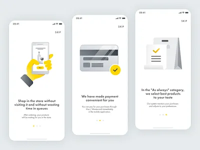 Onboarding UI Design app app design application card cards ui design drink figma flat graphic design icon illustrator market marketplace onboarding shop shopping app ui ux vine