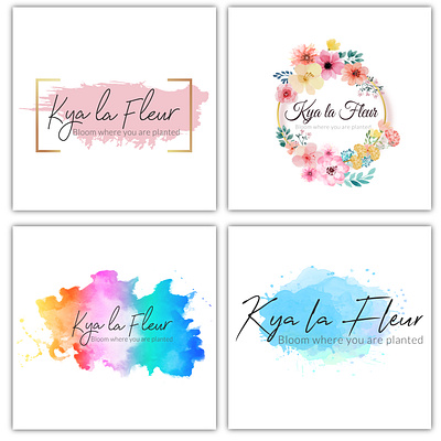 This is watercolor feminine Logo for Lifestyle and wellness blog beauty logo boutique logo customlogo design feminine logo flower logo logo logo design logodesign photography logo pink color logo social media design watercolor watercolor logo watercolor painting