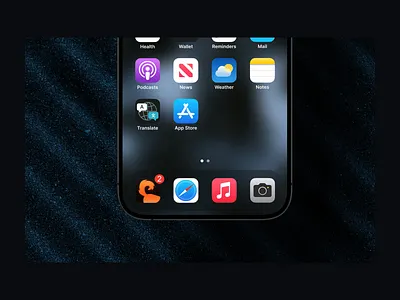 Tails • App icon dark app branding care close dark graphic icon illustration iphone mode notification orange pet tail up