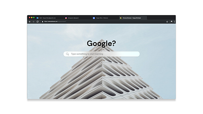 Search branding chrome dailyui 022 design google minimal search search bar ui