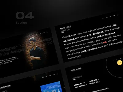 Portfolio Website branding design portfolio portfolio page portfolio website self branding ui ui design ui ux design ux ux design website