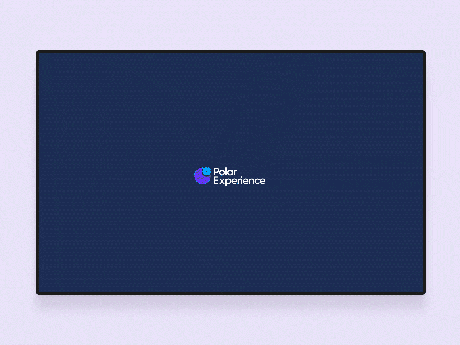 Polar Experience - Splash Screen Animation animation brand identity branding logo splash screen ui ux web web design website