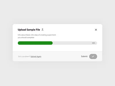 Upload Sample check concept design popup sample ui upload upload file user experience user inteface ux web