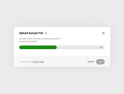 Upload Sample check concept design popup sample ui upload upload file user experience user inteface ux web