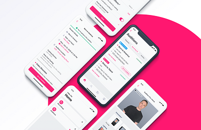 Actor App: Virtual Auditions interaction design ios app design product design ui design ux design
