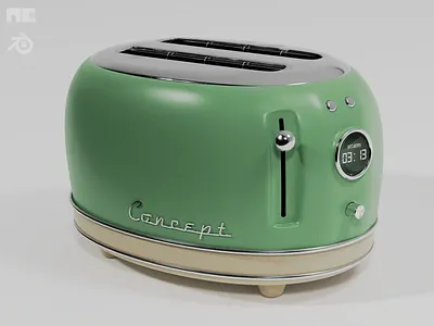 Toaster Concept 3d art 3d artist blender branding design concept design food and drink modern product design render