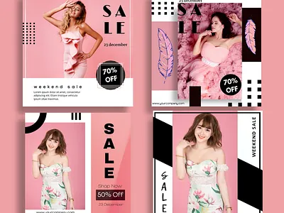 Sale design posts instagram fashion brand instagram post retail sale