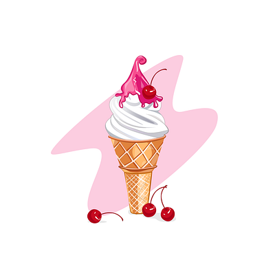 Ice cream illustration adobe illustrator design eat food food illustration icecream icons illustration illustrator kawaii art sweet vector vector illustration vectorart векторная графика векторная иллюстрация иллюстратор иллюстрация мороженое