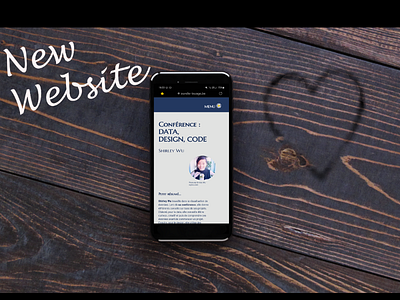 New second website ! conference css3 design grids hard html5 js menu responsive second shirleywu website work