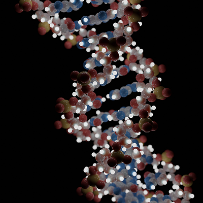 DNA Strand atomic biology chemistry gene medicine science