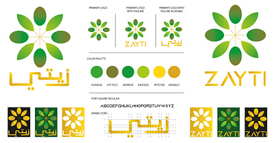 Logo Zayti Description - Part 1 brand design branding creation design dribbble photoshop drawing illustrator cc logo morocco typography vector