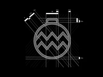 Christmas brand branding design illustration logo minimal typography vector