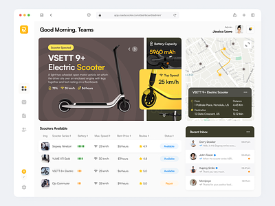 Road - Scooter Rent Admin Dashboard admin app branding clean costumer dashboard design exploration maps rent rental scooter scooter app service simple ui uidesign uxdesign web design website