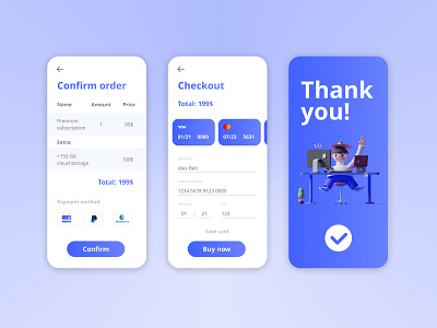 Checkout Screen checkout dailyui design figma mobile screen ui uidaily ux