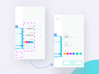 Revisi Order Page android interantion design mobile order page revision ui uidesign uiux ux uxdesign zalepik