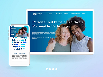 Website Design for Healthtech animation blue brand branding design digital digital art graphic design health care identity branding illustration medical modern motion graphics ui ui design ui ux ux website website design