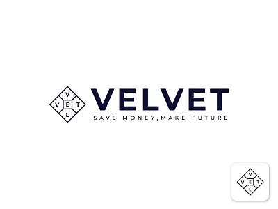 VELVET- logo design banking branding clean design creative logo finance graphic design identity letter v lettermark logo brand mark logo branding design logo design logotype minimalist logo money trust