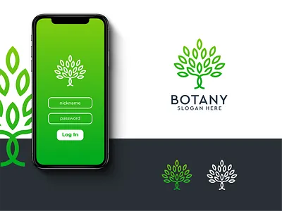 Tree Logo Design Template app branding design floral flower garden geometric gradient graphic green icon illustration internet leaf logo nature tech design tree tree logo vector