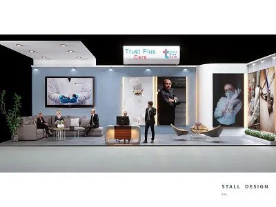 Stall Design 3d booth exhibition booth exhibition design exhibition stand kiosk stall stall rendering trade show